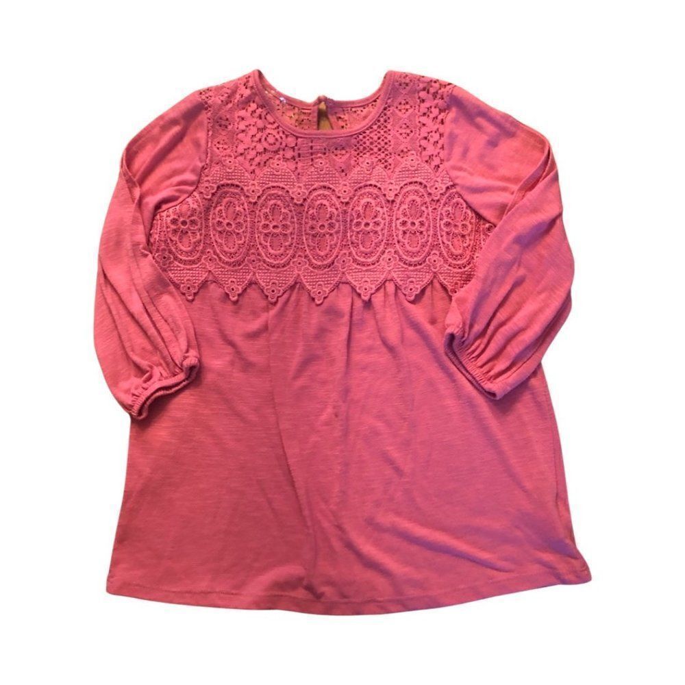 Dusty Rose Girls Speechless Top